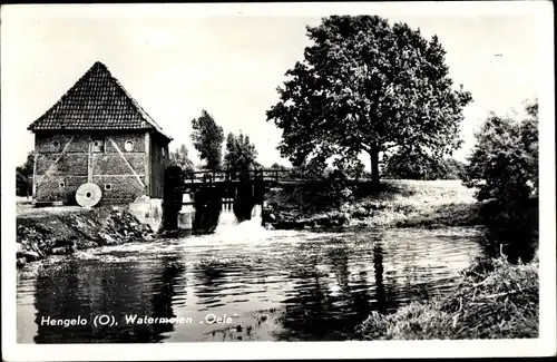 Ak Hengelo Overijssel Niederlande, Watermolen Oele