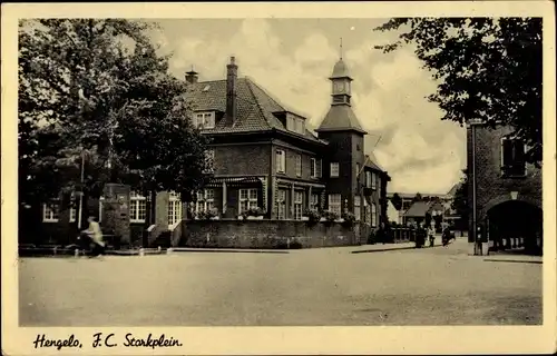 Ak Hengelo Overijssel Niederlande, F. C. Storkplein