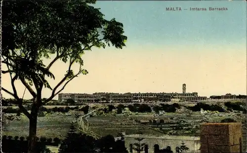 Ak Imtarfa Mtarfa Malta, Barracks, Kasernen des britischen Militärs, Gesamtansicht