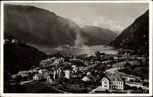 Ak Odda Norwegen, Panorama, Hardangerfjord