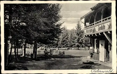 Ak Osterwald Salzhemmendorf Niedersachsen, Waldwirtschaft Sennhütte