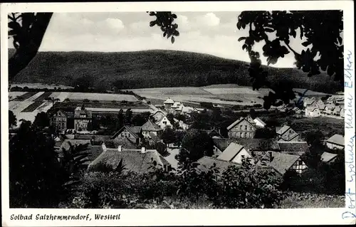 Ak Salzhemmendorf in Niedersachsen, Blick auf den Westteil vom Ort