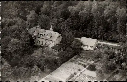 Ak Springe am Deister, Fliegeraufnahme vom Lutherheim der Evang. Luth. Landeskirche Hannover