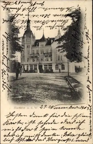 Ak Hameln an der Weser Niedersachsen, Schapers Hotel