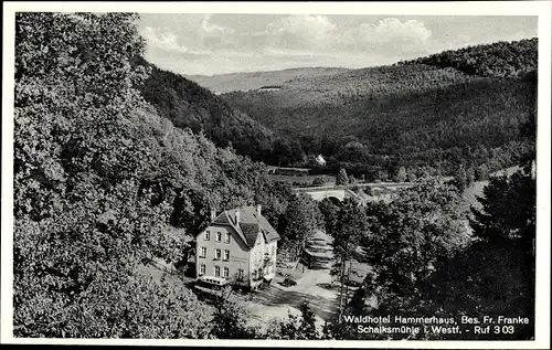 Ak Schalksmühle Westfalen, Waldhotel Hammerhaus