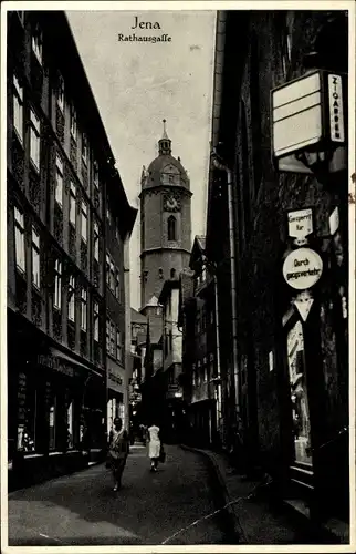 Ak Jena in Thüringen, Rathausgasse