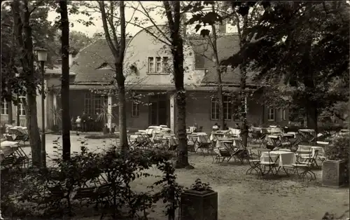 Ak Bad Düben an der Mulde, Kulturhaus, Terrasse