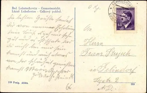 Ak Luhačovice Bad Luhatschowitz Region Zlin, Gesamtansicht