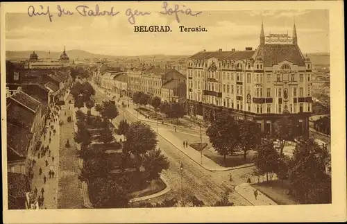 Ak Belgrad Beograd Serbien, Terasia