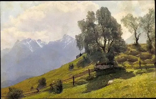 Ak Ftan Fetan Kt. Graubünden Schweiz, Photochromie, Nenke und Ostermaier 232 3770, Paradiso
