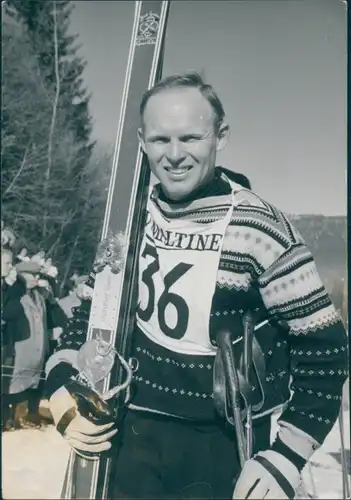 Foto Wintersport, Skilangläufer, Startnummer 36