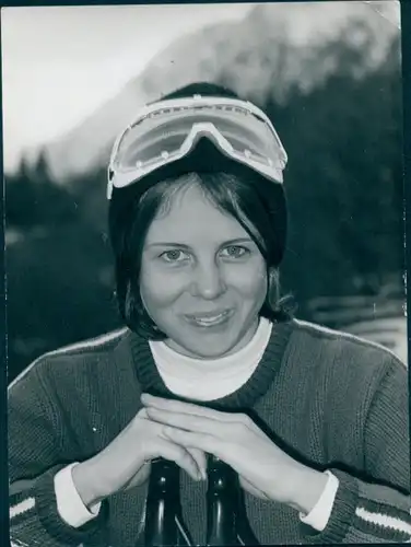 Foto Wintersport, Skirennläuferin Anneliese Leibetseder