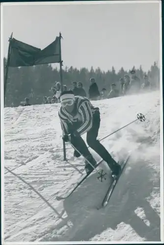Foto Wintersport, Skirennläufer Christian Pravda, Silberkugel