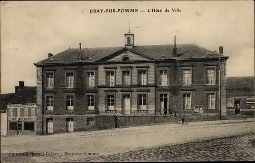 Ak Bray sur Somme, L'Hotel de Ville