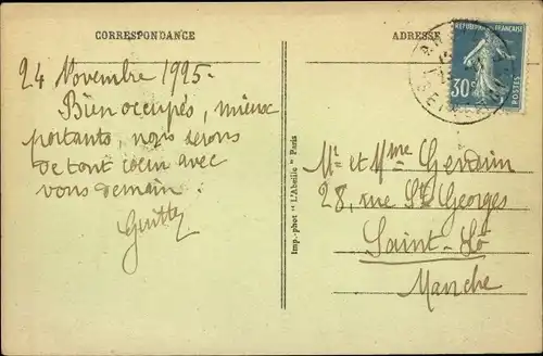 Ak Rueil Hauts-de-Seine, L'Ecole des Filles