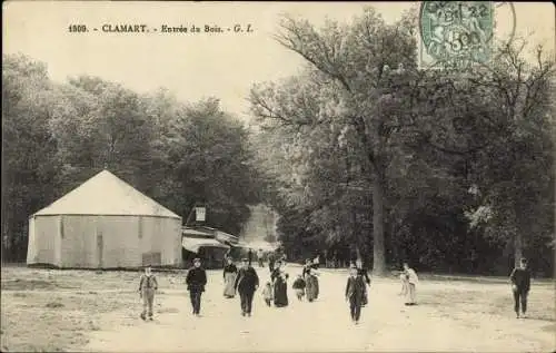 Ak Clamart Hauts de Seine, Entree du Bois