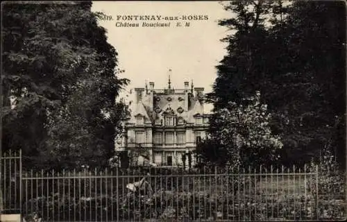 Ak Fontenay aux Roses Hauts de Seine, Chateau Boucicaut