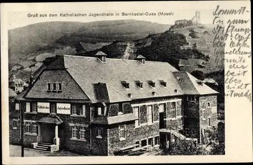 Ak Bernkastel Kues im Moseltal, Katholisches Jugendheim