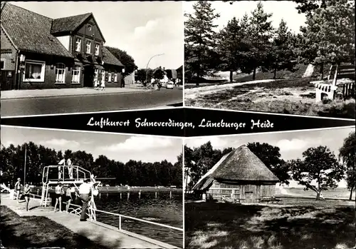 Ak Schneverdingen in der Lüneburger Heide, Freibad, Schneverdinger Hof