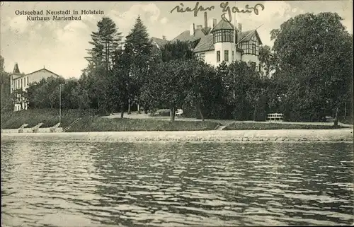 Ak Neustadt in Holstein, Kurhaus Marienbad