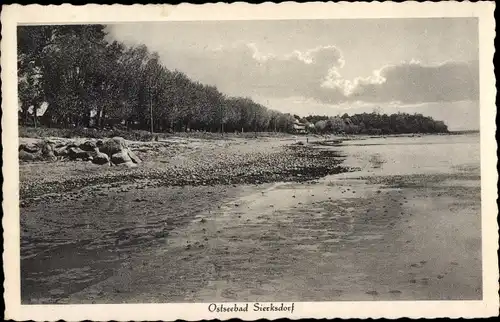 Ak Sierksdorf in Holstein, Uferpartie