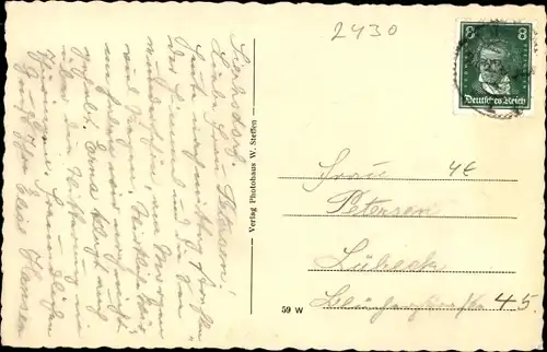 Ak Sierksdorf in Holstein, Uferpartie