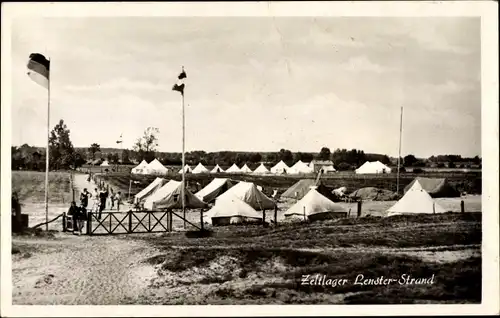 Ak Lenste Grömitz in Ostholstein, Zeltplatz Lenster Strand