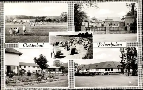 Ak Ostseebad Pelzerhaken Neustadt in Holstein, Strand, Ortsansichten