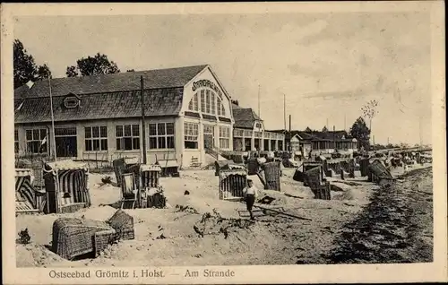 Ak Ostseebad Grömitz in Holstein, Am Strande