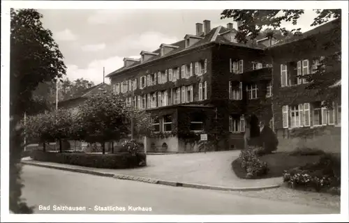 Ak Bad Salzhausen Nidda in Hessen, Staatliches Kurhaus