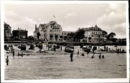 Ak Scharbeutz in Ostholstein, Strandleben, Hotels