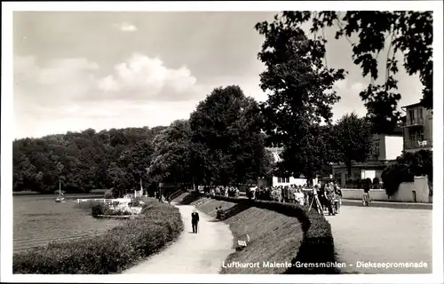 Ak Gremsmühlen Malente in Ostholstein, Diekseepromenade