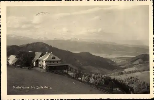 Ak Judenburg Steiermark, Gasthaus Reiterbauer mit Umgebung
