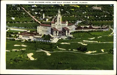 Ak Miami Beach Florida USA, Miami Biltmore Hote and Hotel Course