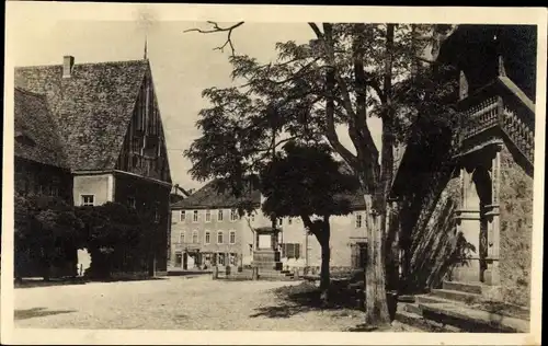 Fotot Ak Buttstädt in Thüringen, Ortsansicht