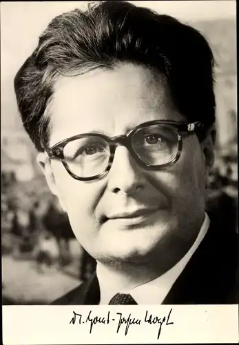 Ak Politiker Hans Jochen Vogel, Portrait, SPD