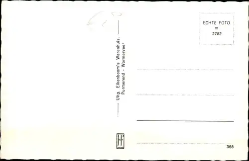 Ak Wormerveer Nordholland Niederlande, Tulpkade