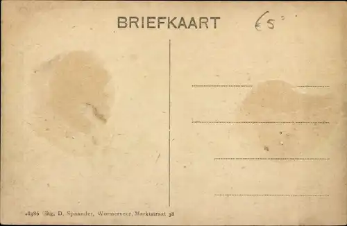 Ak Wormerveer Nordholland Niederlande, Hoek Krommenieerweg