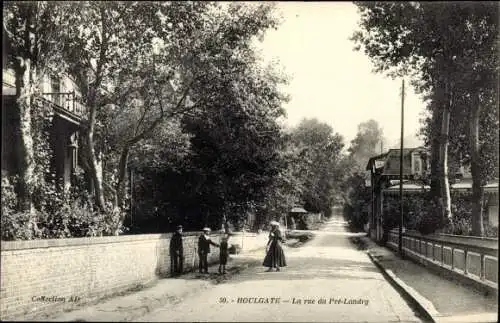 Ak Houlgate Calvados, La Rue du Pre Landry