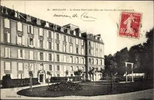 Ak Houlgate Calvados, Le Grand Hotel sur l'avenue Maria Feodorowna