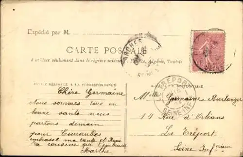 Ak Garches Hauts de Seine, Hospice Brezin