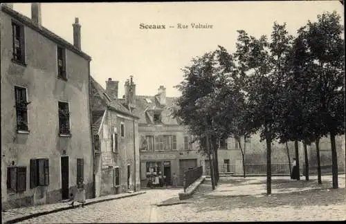 Ak Sceaux Haut de Seine, Rue Voltaire