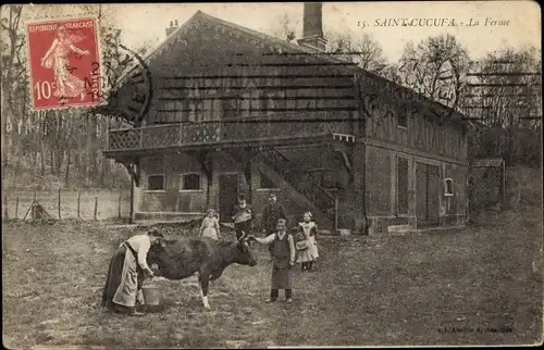 Ak Saint Cucufa Hauts de Seine, La Ferme