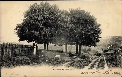 Ak Bagneux Hauts de Seine, Fontaine de Bagneux