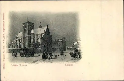 Ak Sceaux Haut de Seine, L'Eglise