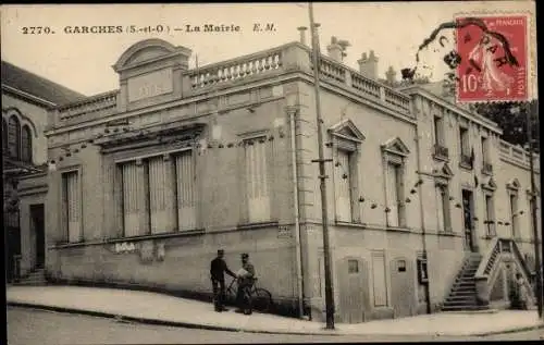 Ak Garches Hauts de Seine, La Mairie