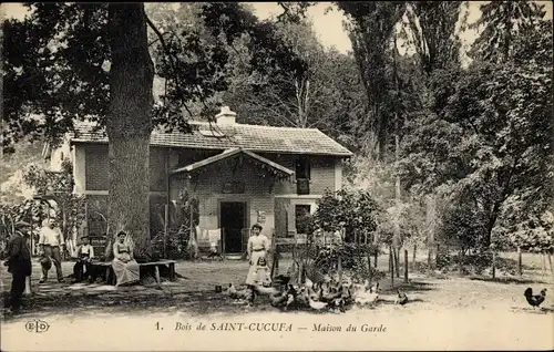 Ak Saint Cucufa Hauts de Seine, Bois de Saint Cucufa, Maison du Garde
