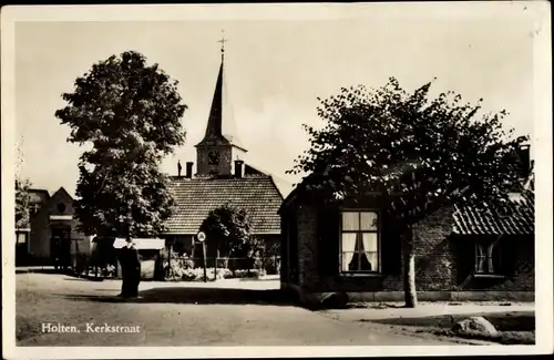 Ak Holten Overijssel Niederlande, Kerkstraat
