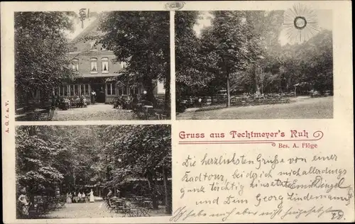 Ak Hannover in Niedersachsen, Techtermeyer's Ruh, Gasthaus