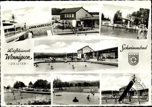 Ak Wennigsen am Deister, Partie im Schwimmbad